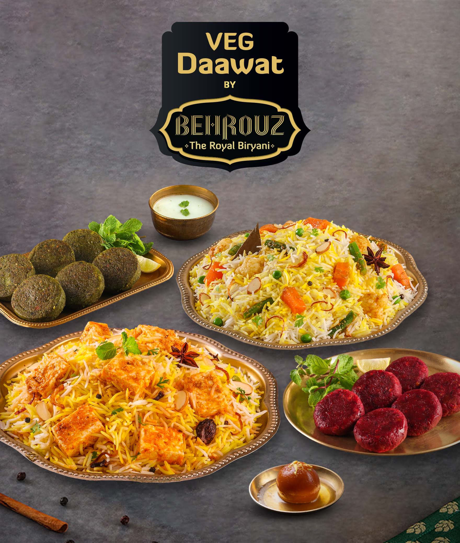 Veg Daawat by Behrouz - Logo