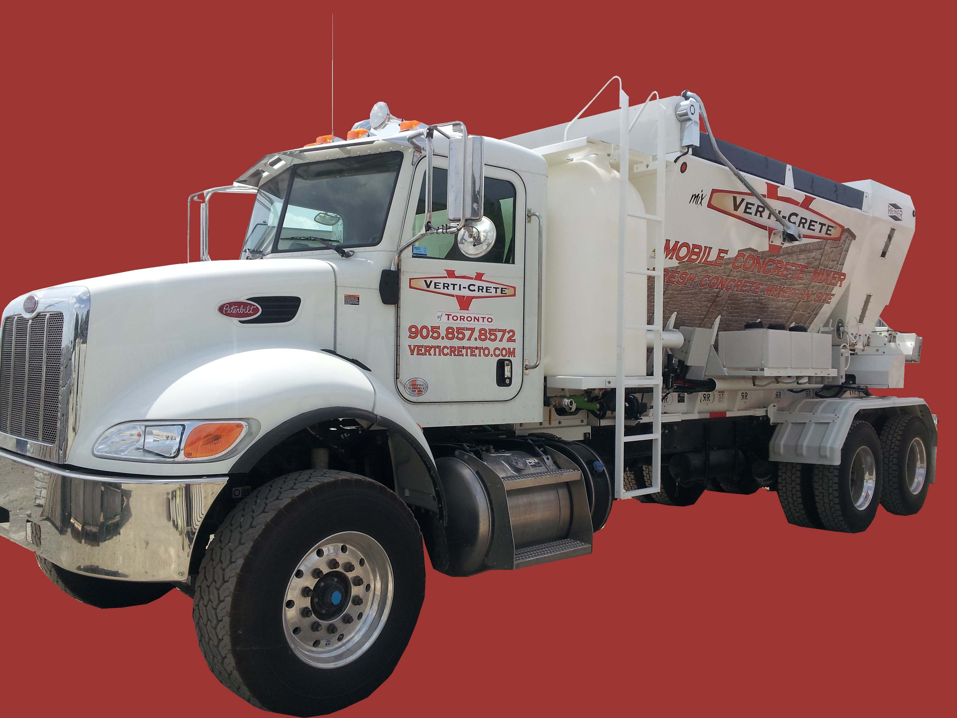 Verti-Crete of Toronto Mobile Concrete Mixer - Logo