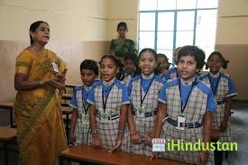 Vijetha Kindergarthen High School - Logo