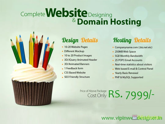 Vipin Web Designer - Logo