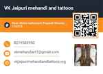 Vk Jaipuri Mehandi And Tattoo Studio - Logo