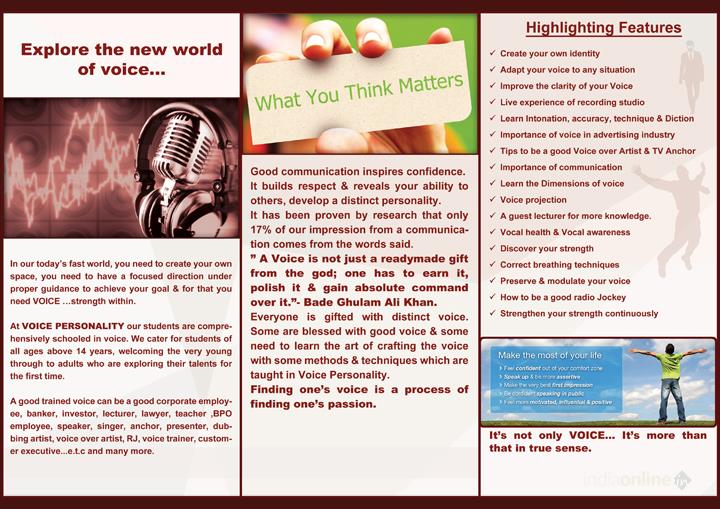 Voice Personality Course - Cover photo
