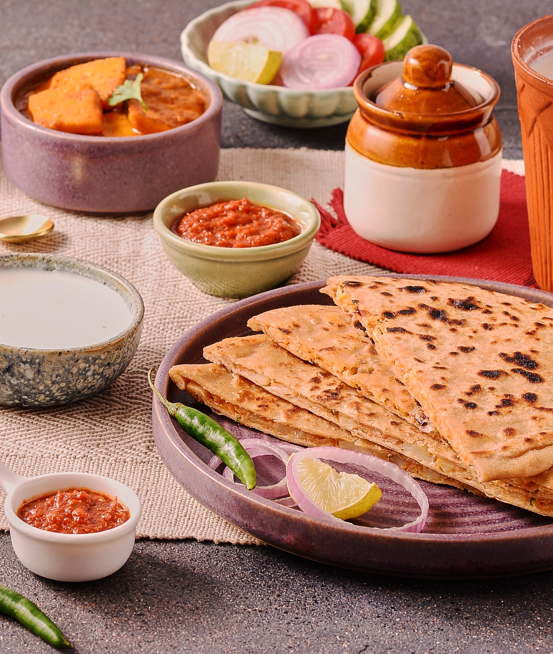 Voosh Desi Parathas - Logo