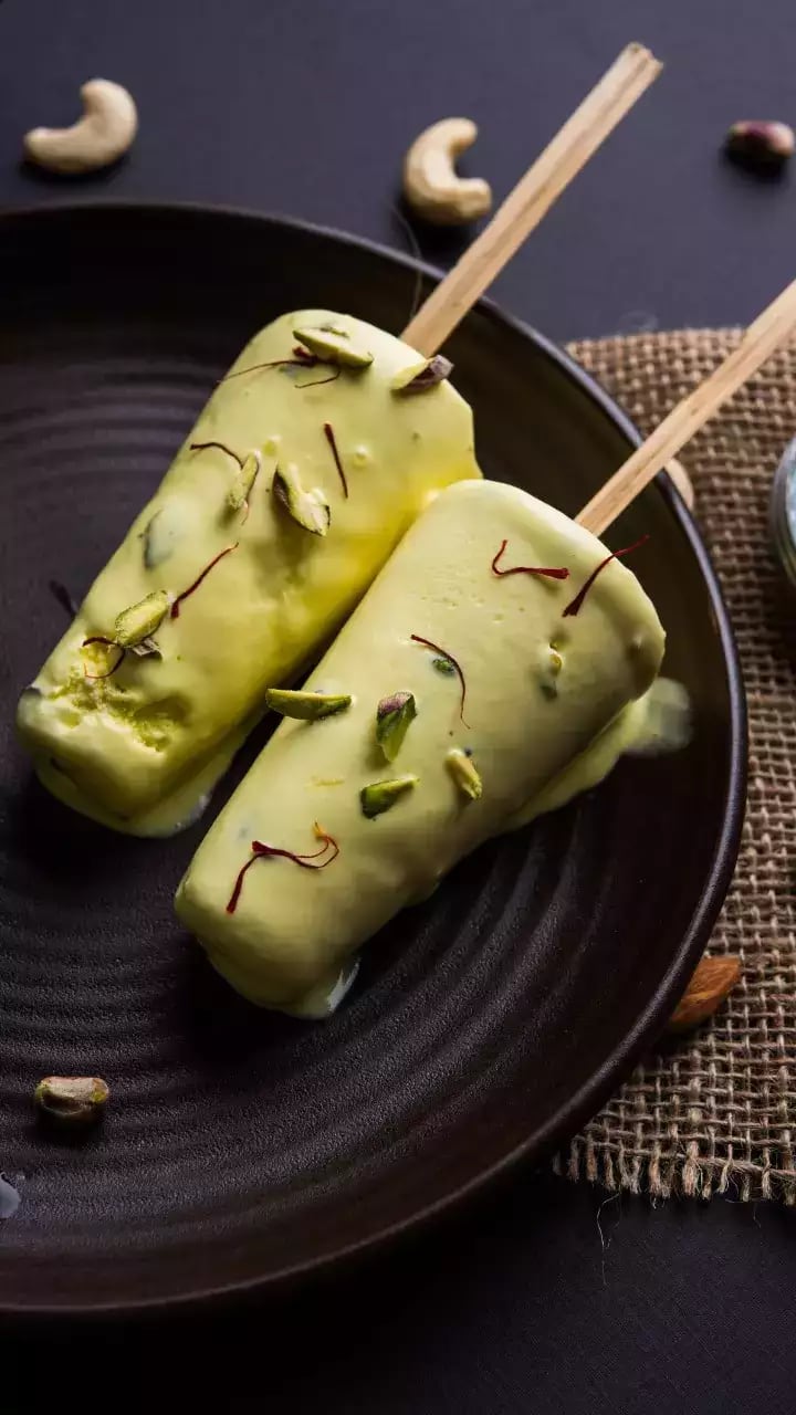 Vrindavan kulfi ice cream - Logo