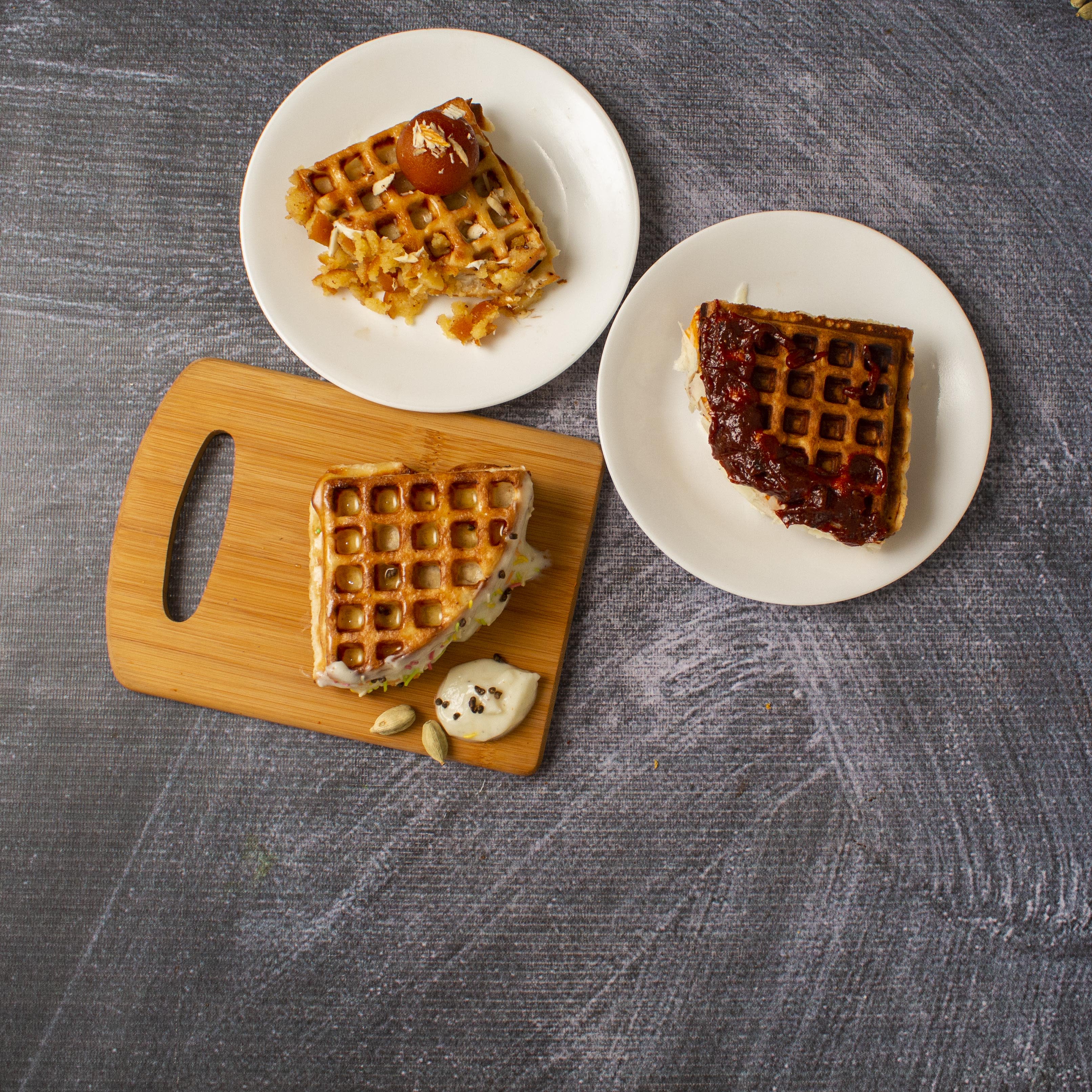 waffle and waffle - Logo