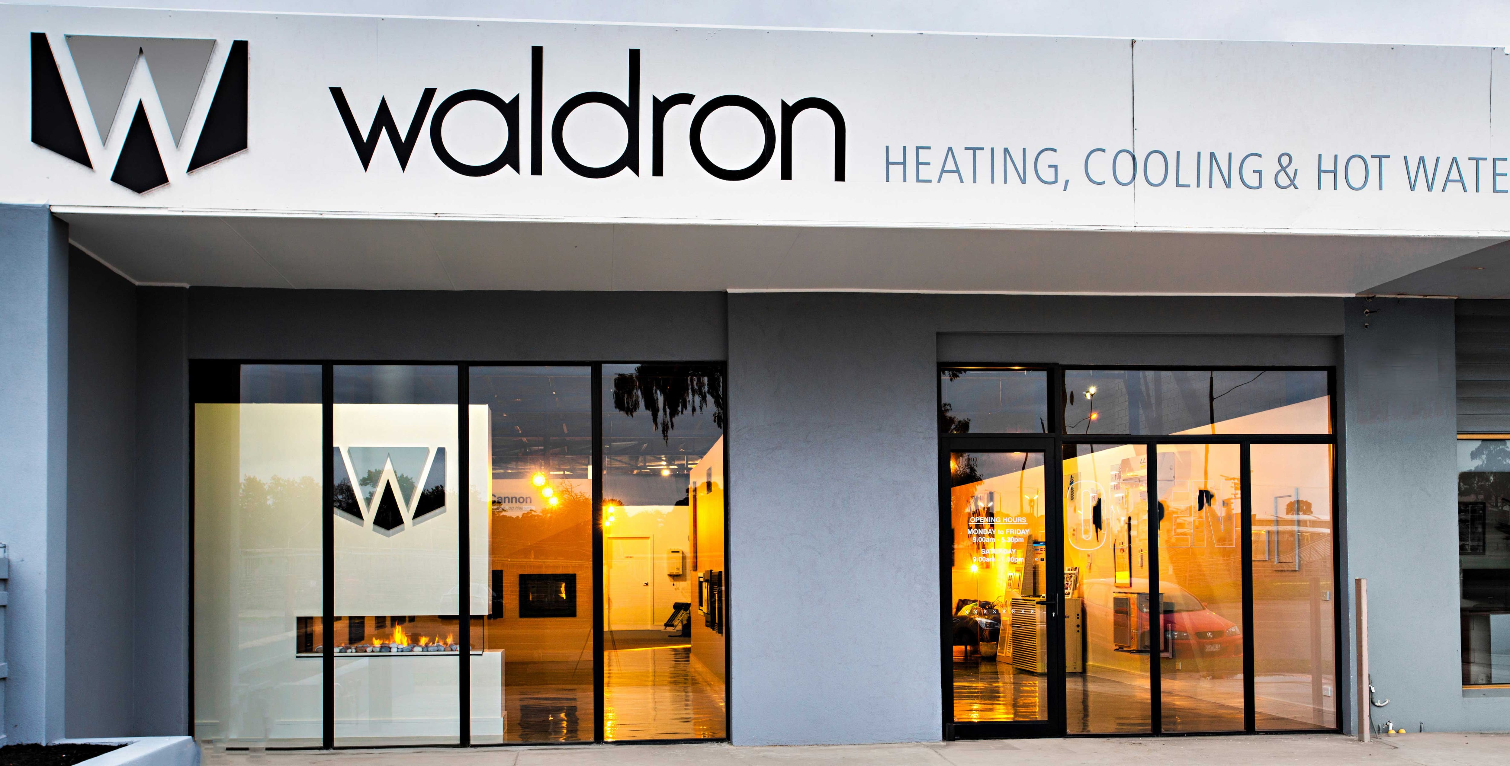 Waldron Heating, Cooling & Hot Water - Logo