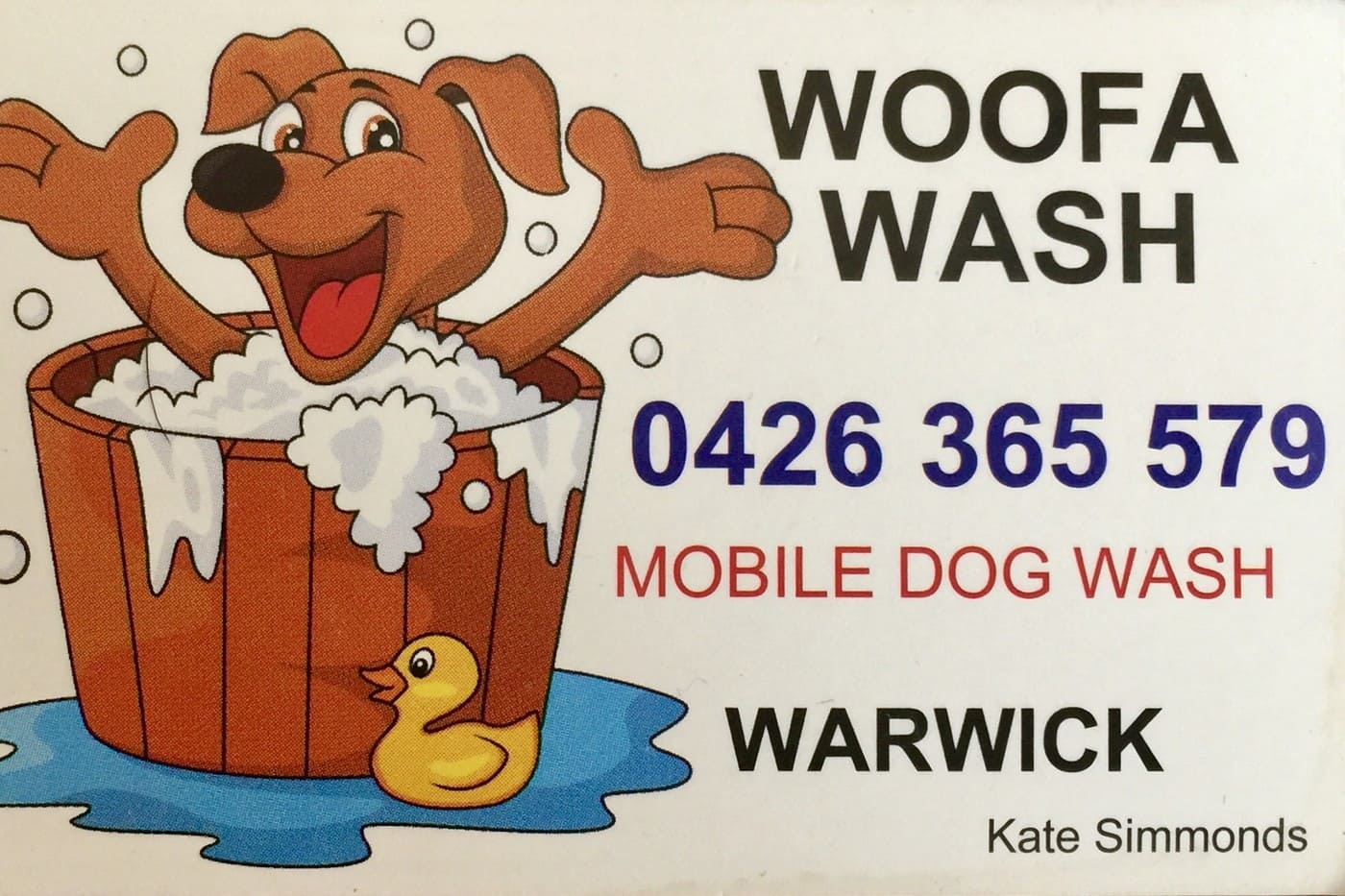 Warwick Woofa Wash - Cover photo