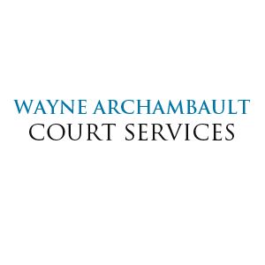 Wayne Archambault Court Services - Logo