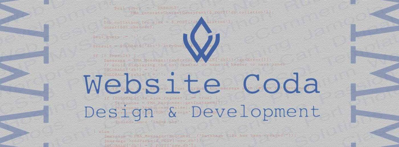Website Coda - Cover photo