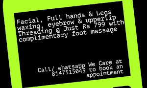 We Care Beauty service at Home - Logo