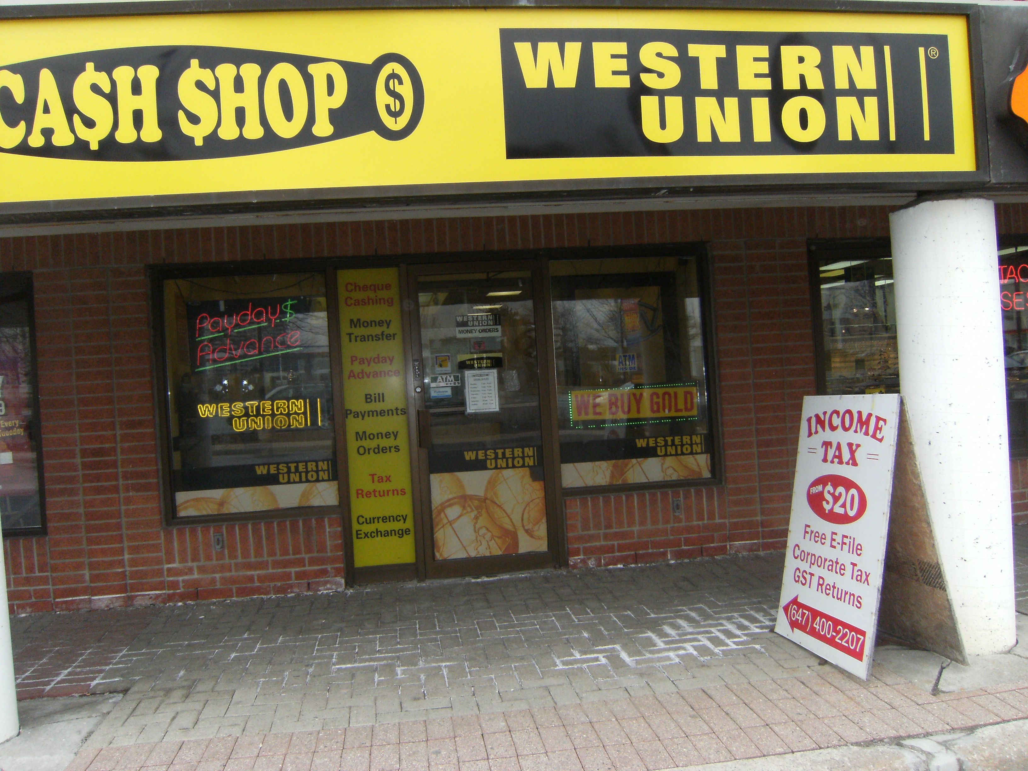 Western Union (CASH SHOP) - Logo