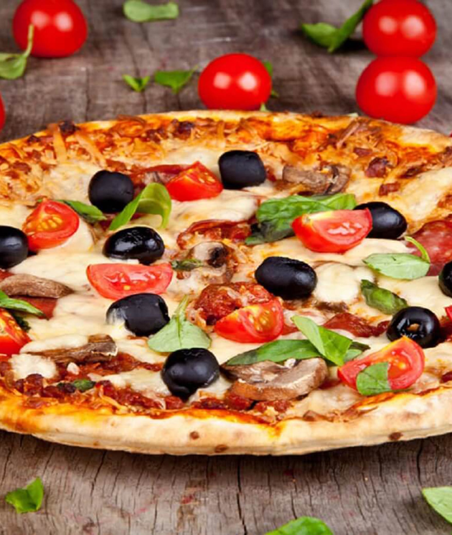 Wheat Thin Crust Pizza - Logo