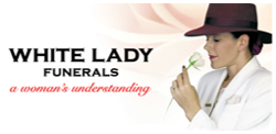 White Lady Funerals - Logo