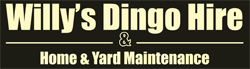 Willy's Dingo Hire & Yard Maintenance - Logo