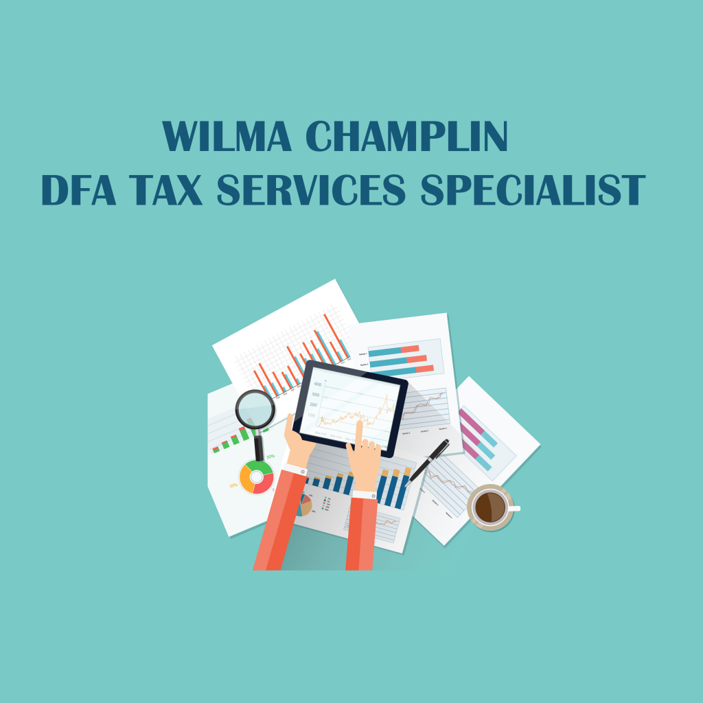 Wilma Champlin, DFA Tax Services Specialist - Logo