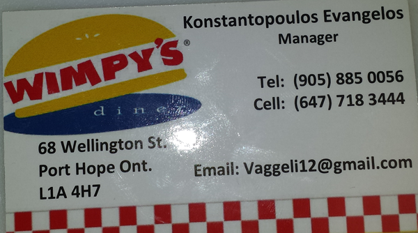 Wimpy&s;s Diner - Logo