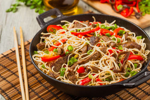 Woks & Tongs - Logo