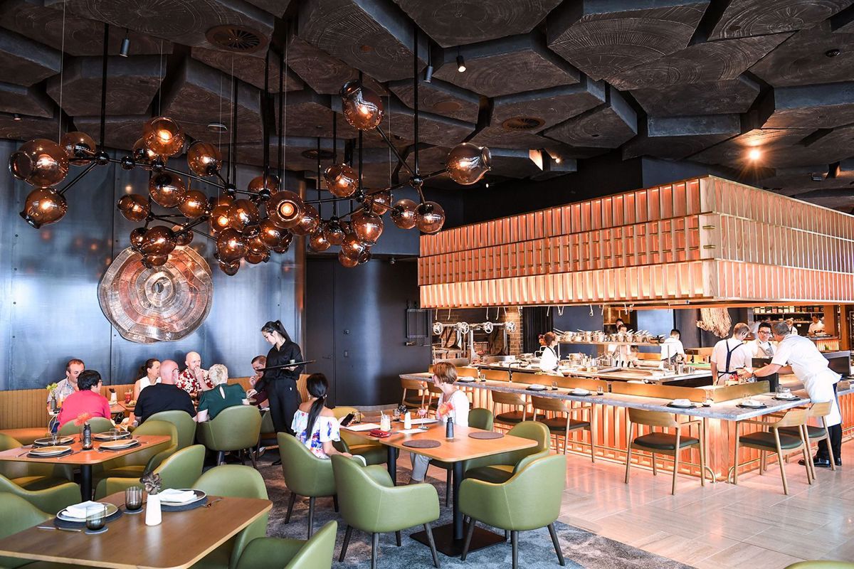 Woodcut at Crown Sydney - Logo