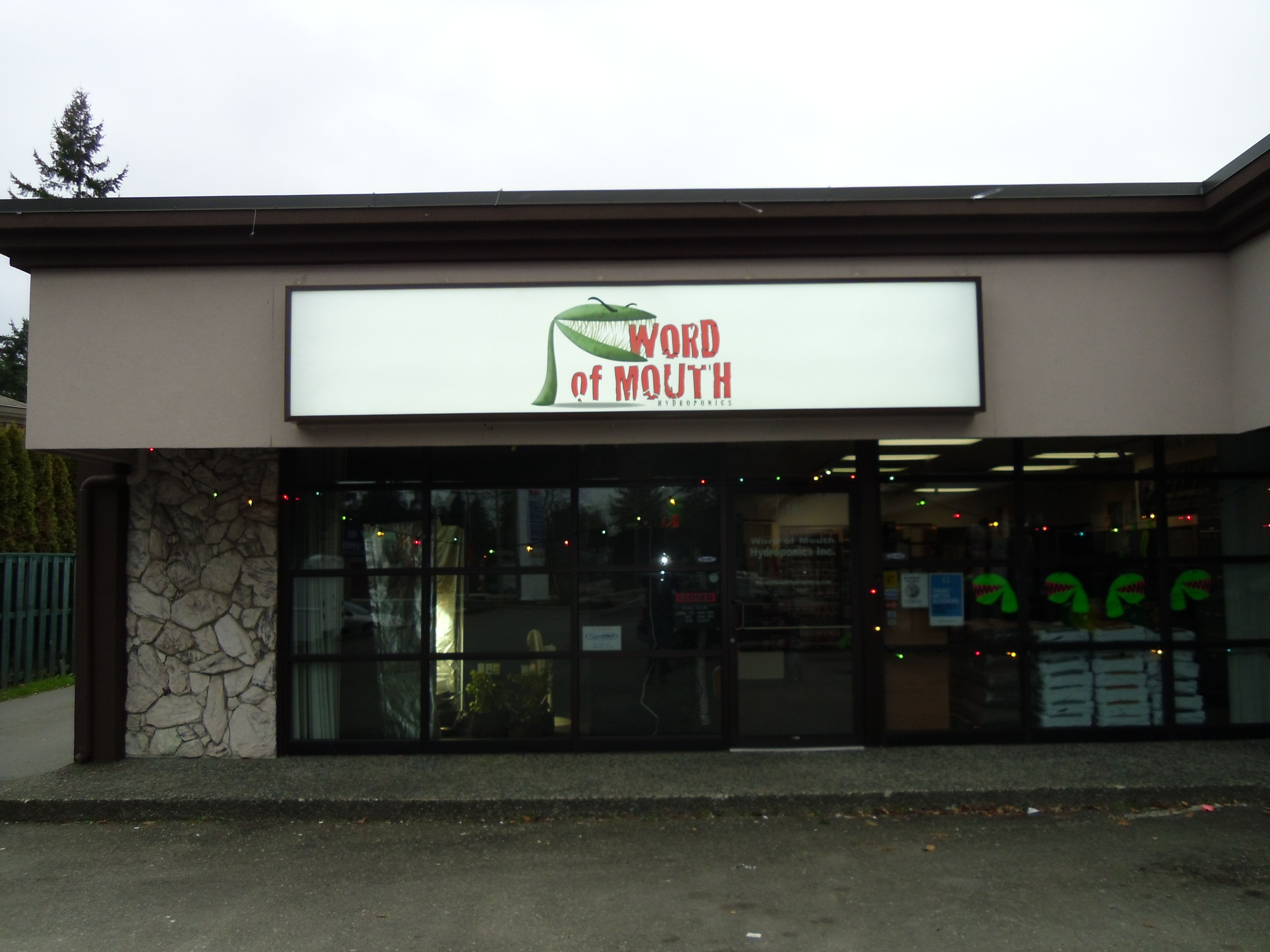 Word of Mouth Hydroponics - Logo