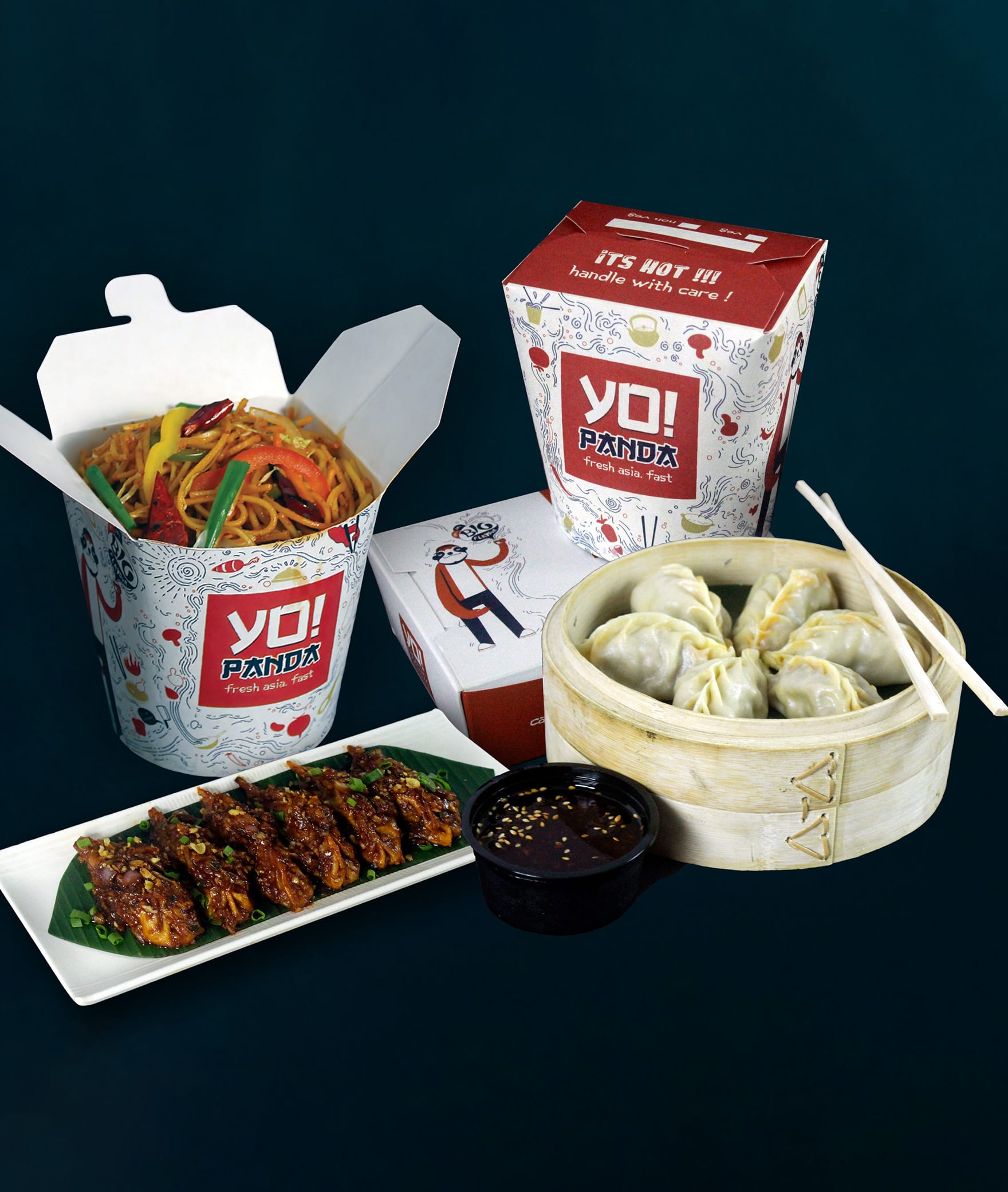 YO! PANDA - Fresh Asia Fast - Logo