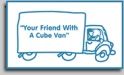 Your Friend With A Cube Van - Logo