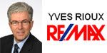 Yves Rioux Courtier immobilier agréé Remax de L&s;Aveni - Logo