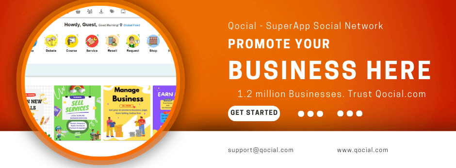 business banner - Qocial